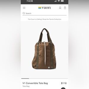 Vuori backpack color army